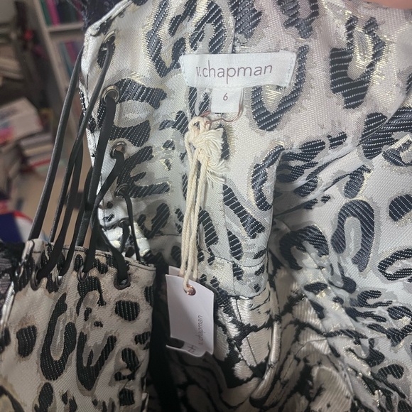 NWT V. Chapman Portofino Dress in Leopard Size 6 - Picture 6 of 6